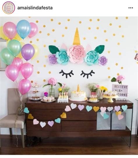 Maybe you would like to learn more about one of these? decoracion de mesa principal fiesta de unicornio (4 ...