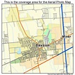 Aerial Photography Map of Sikeston, MO Missouri