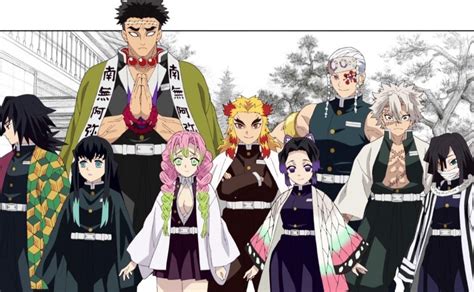 Ranking De Fuerza De Los Pilares En Kimetsu No Yaiba