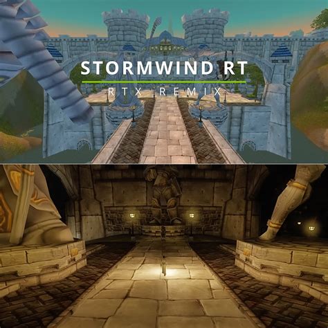 World Of Warcraft Classic S Stormwind City Gets Nvidia Rtx Remix Makeover With Full Ray Tracing