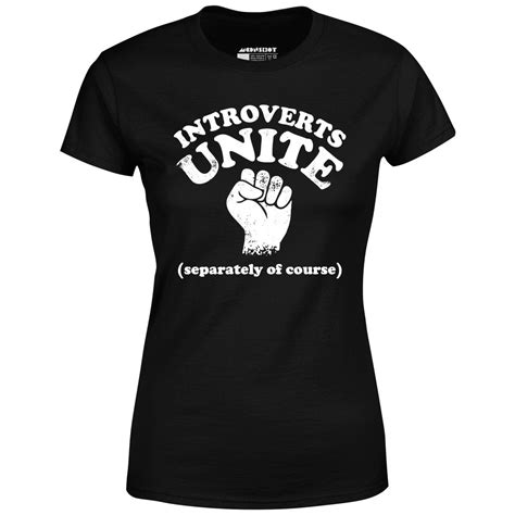 introverts unite women s t shirt m00nshot