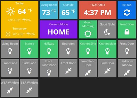 Home Automation Dashboard For Smartthings Chris Nelson Dot Ca