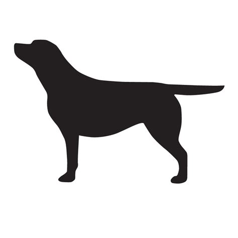 Black Lab Silhouette Clip Art At Getdrawings Free Download
