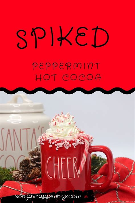 Spiked Peppermint Hot Chocolate Recipe Recipe Spiked Hot Cocoa Peppermint Hot Chocolate