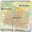 Aerial Photography Map of Norristown, PA Pennsylvania