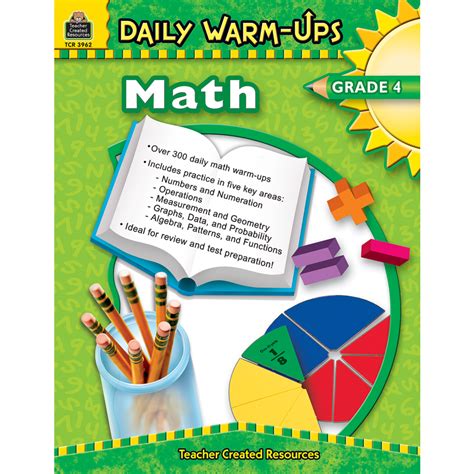 Daily Warm Ups Math Grade 4 Tcr3962 Teacher Created Resources