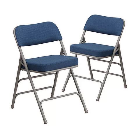 Flash Furniture Hercules Padded Folding Chairs Set Of 2 Bed Bath