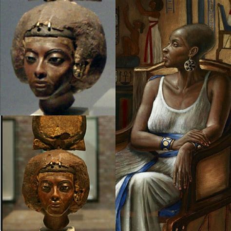 Queen Tiye Kemet Egyptian Kings And Queens Egyptian Queen Black