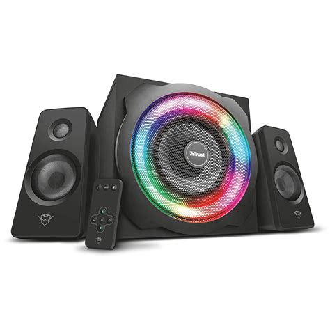 Bocinas 21 Trust Gaming Gxt 629 Tytan Rgb Incluye Control