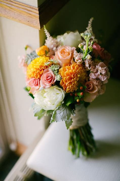 It perfects a harmonious balance between a brides' red lips and her white gown. Real Wedding: Bright and Bold with Turquoise and Orange ...