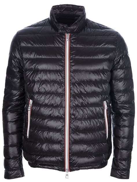 moncler rigel feather down jacket in black for men lyst