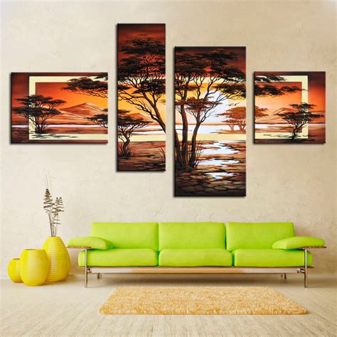 Made out of resin, this wall decor is built to last. Exquisite Handcraft Oil Painting Landscape Hug Tree Picture Hand Painted Canvas Oil Painting ...
