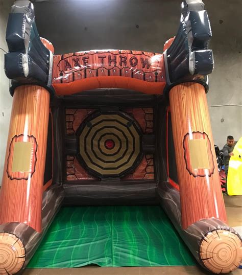Inflatable Axe Throwing Game Rental In Milwaukee And Wisconsin — Willie
