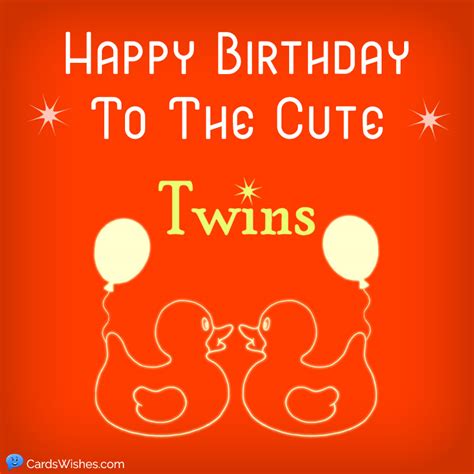 70 Happy Birthday Wishes For Twins To Double The Fun