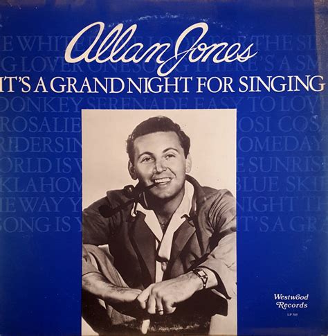 Allan Jones 5 Its A Grand Night For Singing Vinile Usato