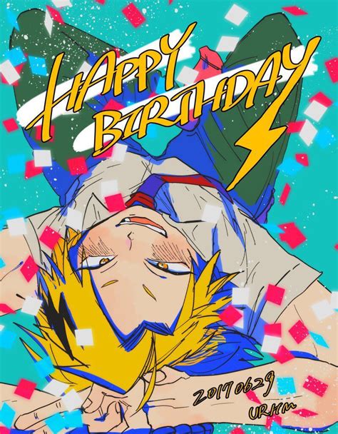 Boku No Hero Academia Kaminari Denki Happy Birthday Human Pikachu Attack On Titan Levi My