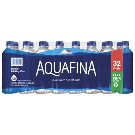 Aquafina Purified Bottled Drinking Water Oz Pack Bottles Walmart Com
