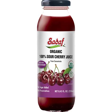 Sadaf Organic Sour Cherry Juice Oz Bidmeshk