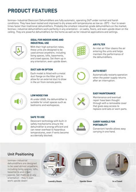 ionmax industrial desiccant dehumidifiers brochure page 2 3 created with