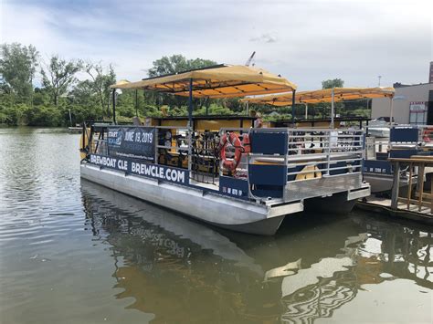Cruise Down The Cuyahoga River On A Brewboat Pedal Party