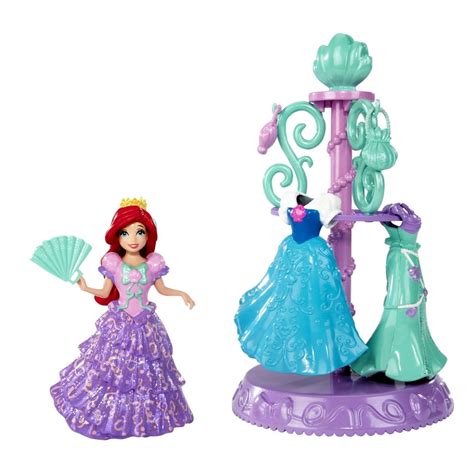 Игровой набор с мини куклой Волшебный гардероб принцессы Ариэль