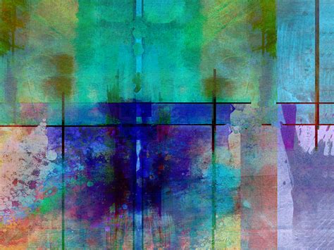 Abstract Art Rhapsody In Blue Digital Art By Ann Powell Fine Art