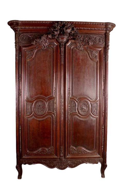 2 très belles portes d armoire ancienne en bois massif 120cm x 165cm. armoire ancienne de mariage - Le specialiste du meuble ancien