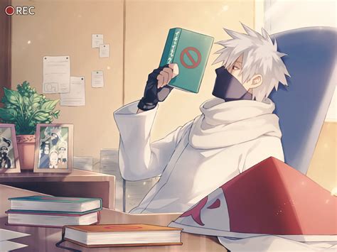 Naruto Kakashi Hatake Reading