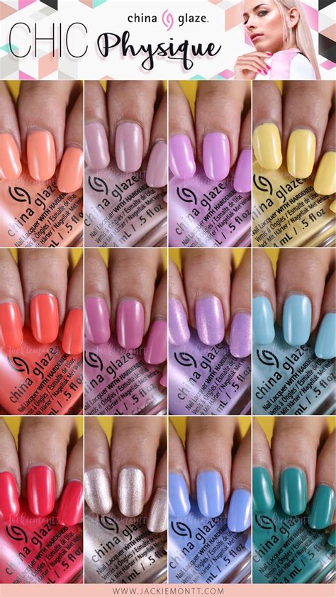China Glaze Chic Physique Collection Swatches And Review Jackiemontt