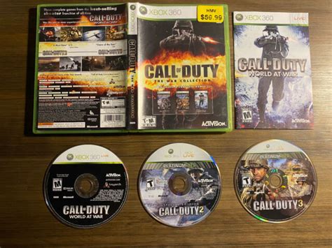 Call Of Duty The War Collection Microsoft Xbox 360 2010 For Sale