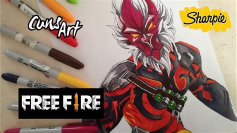 Personajes De Fre Fire Para Colorear Dibujo Del Payaso Criminal De