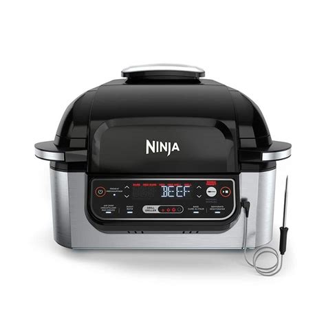Ninja Foodi Smart 5 In 1 Indoor Grill With 4 Quart Air Fryer Roast