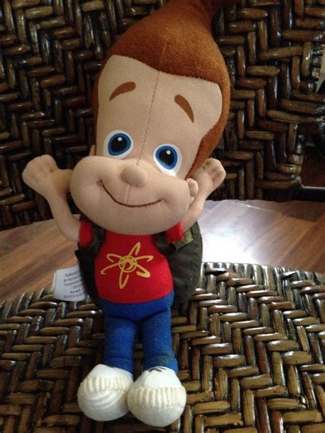 9 12 Inch And Stuffed Toy Jimmy Neutron With Backpack Book Jimmy