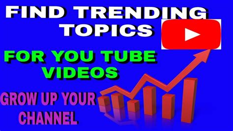 How To Get Trending Topics For Youtube Videos Youtube
