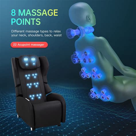 Buy Full Body Shiatsu Massage Chair With 3 Speed Folding Backrest Electric Massage Chair Easy To