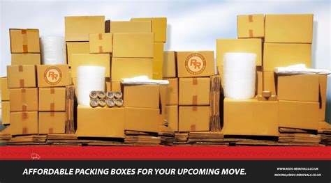 Packing Boxes Packaging For Your House Move Reds Removals Moves