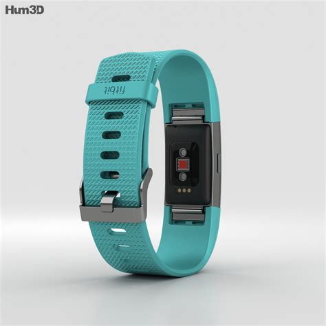 Fitbit Charge 2 Teal 3d Model Electronics On Hum3d