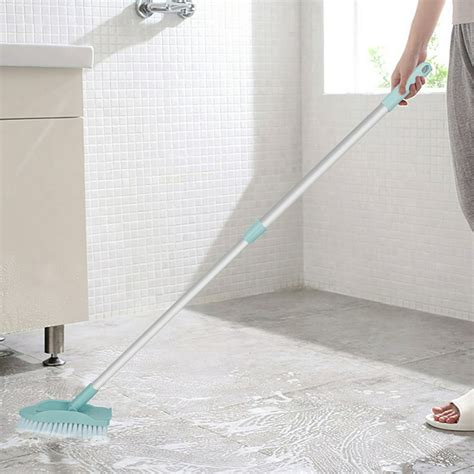 Dodoing Adjustable Floor Scrub Brush Long Handle Scrubber Cleaning Tile
