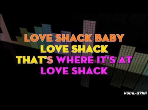 The B S Love Shack Karaoke Version With Vocals Hq Youtube