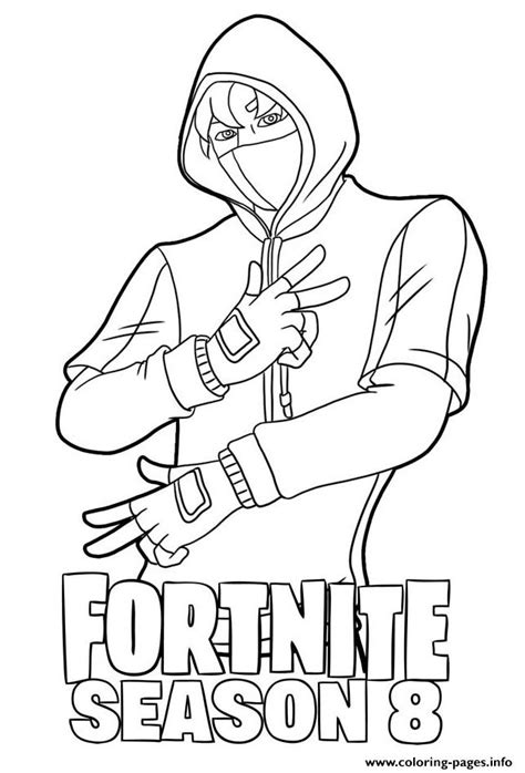 Ikonik Fortrnite Coloring Pages Free Coloring Pages