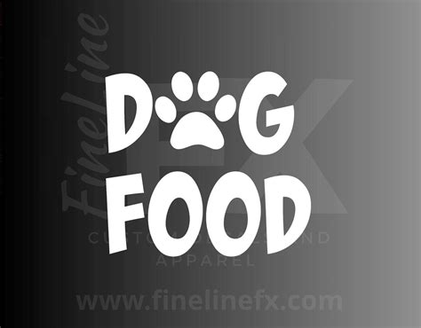 Dog Food Pet Food Container Label Vinyl Decal Sticker Kitchen Spice