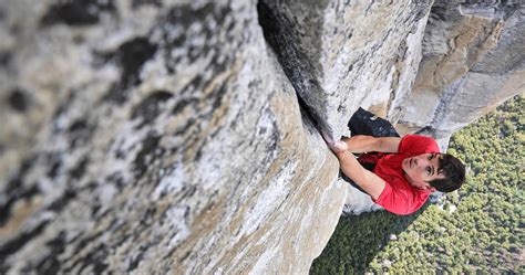 Free Solo Climber Alex Honnold Ascends Yosemites El Capitan Without A