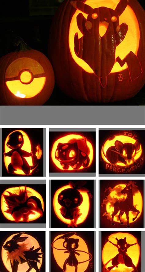 Pokemon Halloween Pumpkin Carvings Pumpkin Carving Halloween