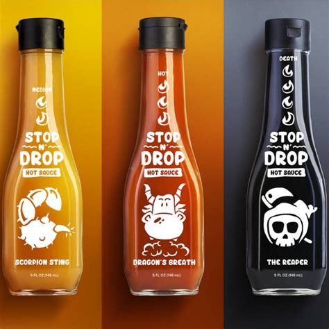 35 Attractive Sauce Packaging Design 2020 Designerpeople Hot Sauce Packaging Bottle Label