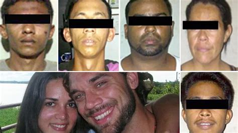 Miss Venezuela Murder Suspects Pictured Five Bandits Arrested Over Brutal Murder Of Monica