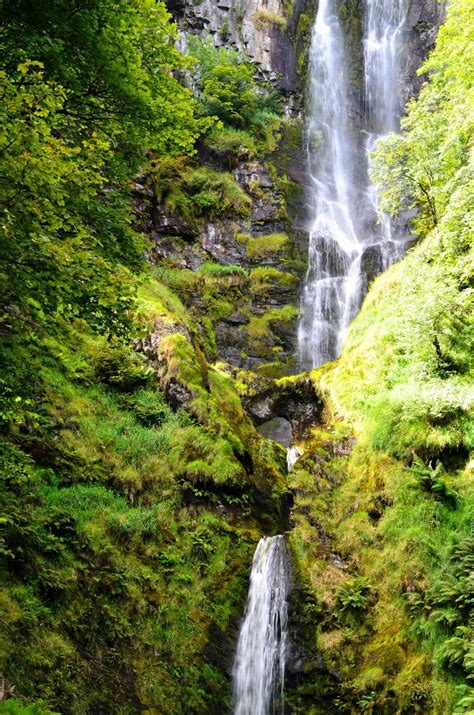 Pistyll Rhaeadr Is An Enchanting Waterfall In The Berwyn Mountains