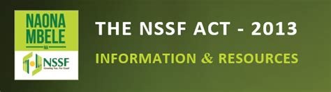 New Nssf Act And Member Contributions Nssf Kenya