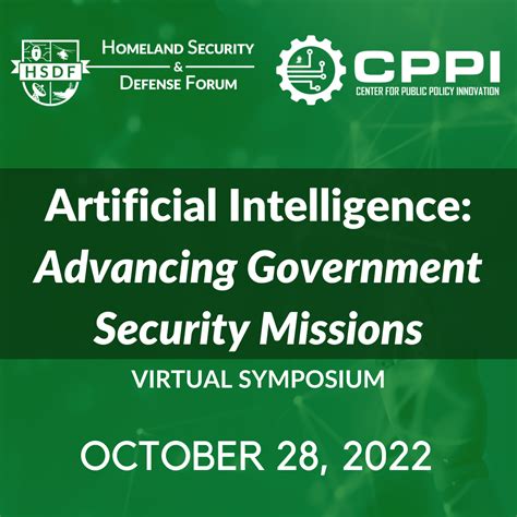Hsdf Virtual Symposium Artificial Intelligence Advancing Government