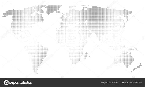 World Map On White Background Stock Vector Ai Contents