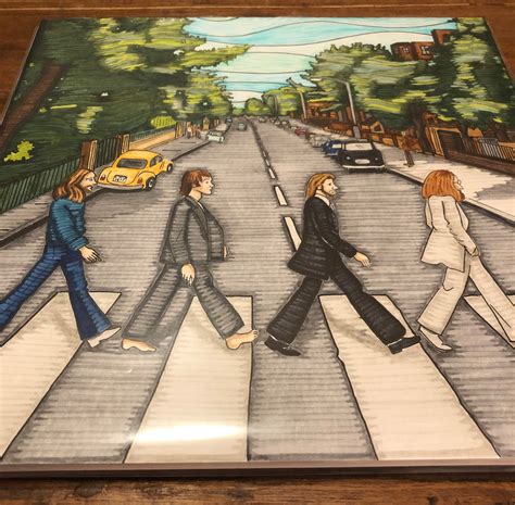 The Beatles Abbey Road Original Album Cover Art Plus Album Etsy